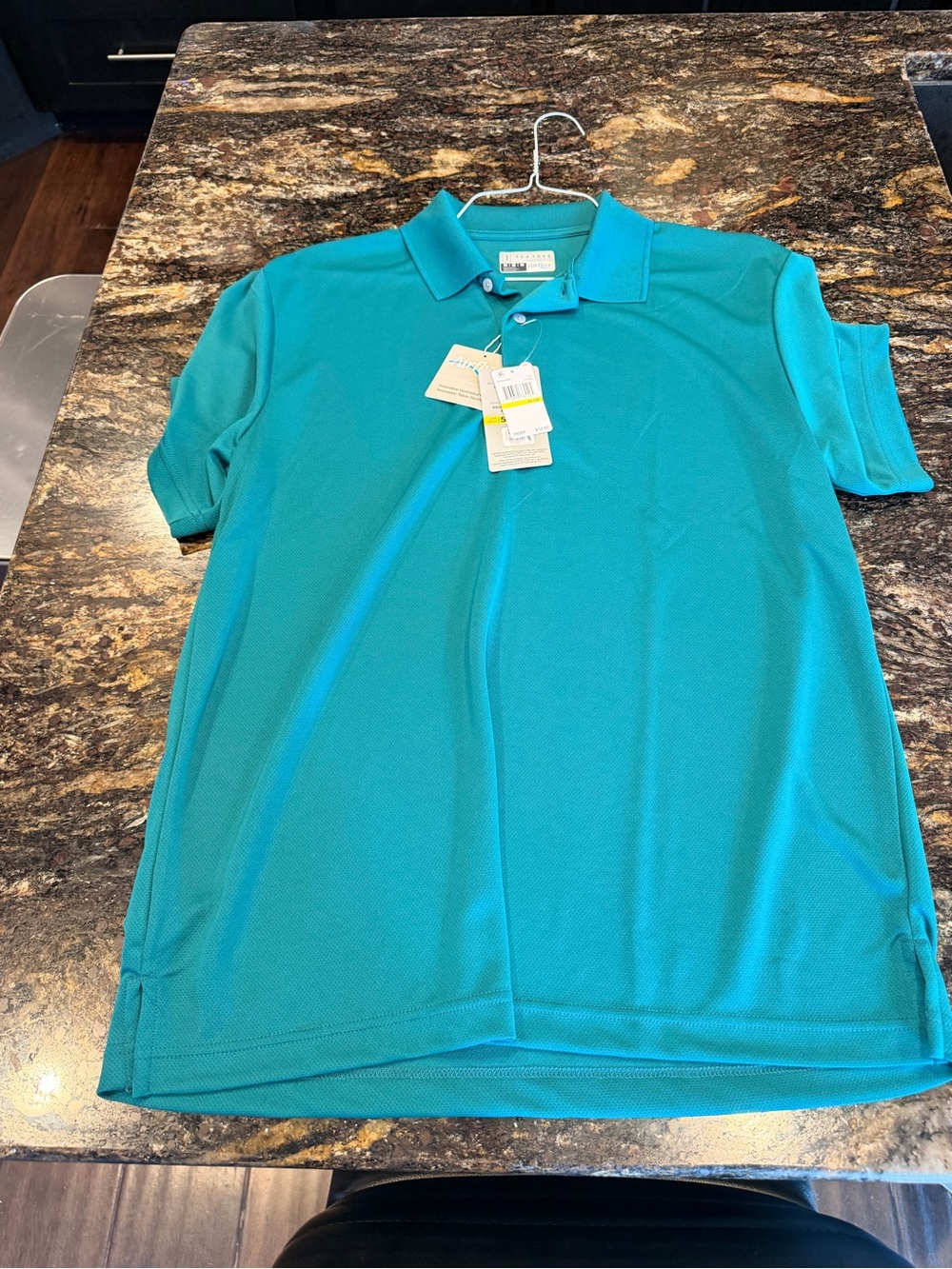 PGA Tour Men's Teal Performance Polo M New